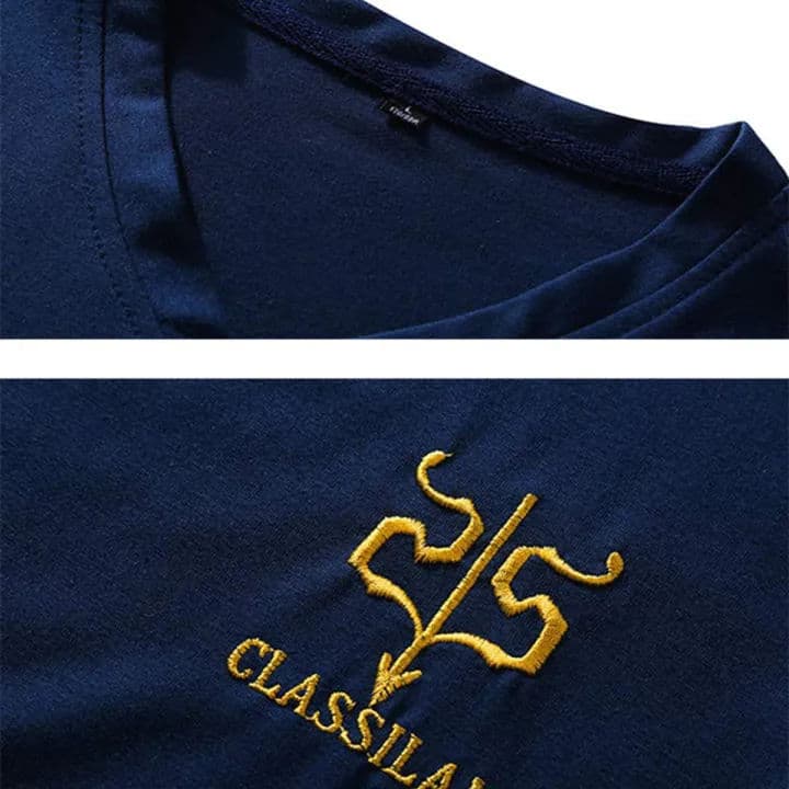 Trendsetter -Upscale Living -High Quality Cotton&Polyester T-shirt & 2 Quarter Pants For Man - T Shirt- Inventive Choice — image 1